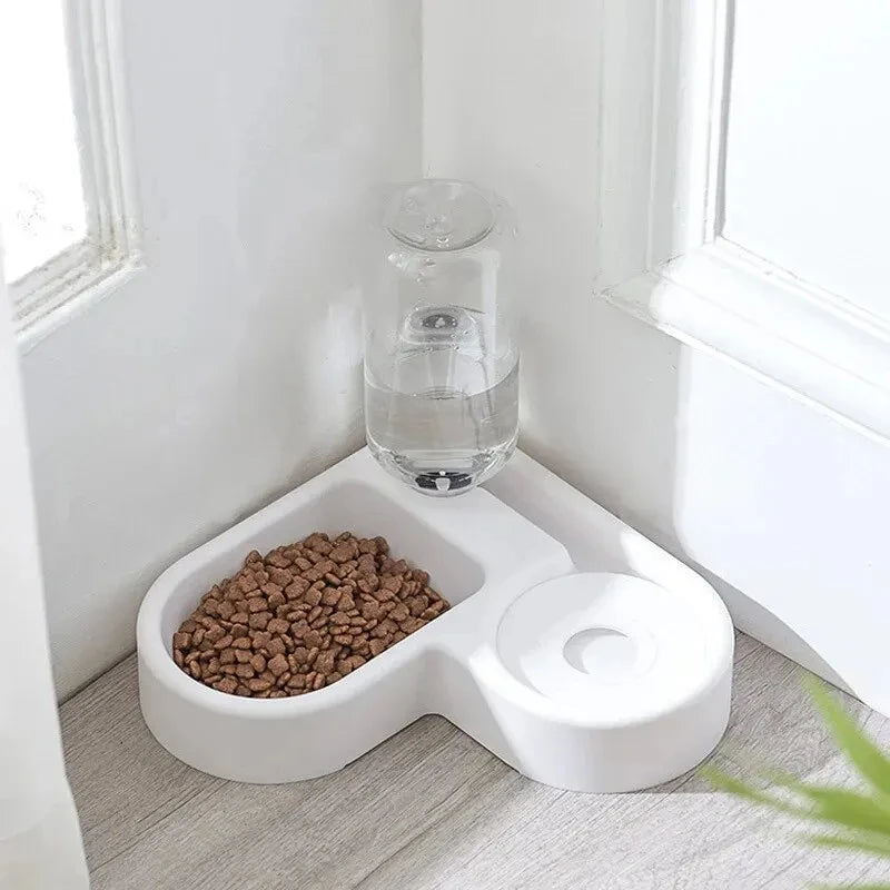 Automatic Dual-Use Pet Bowl – Moisture-Proof Water & Food Feeder for Cats and Dogs