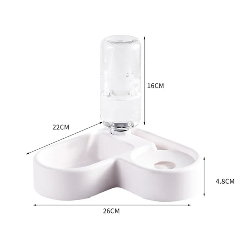 Automatic Dual-Use Pet Bowl – Moisture-Proof Water & Food Feeder for Cats and Dogs