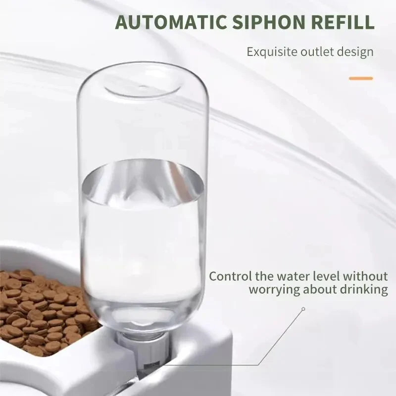 Automatic Dual-Use Pet Bowl – Moisture-Proof Water & Food Feeder for Cats and Dogs